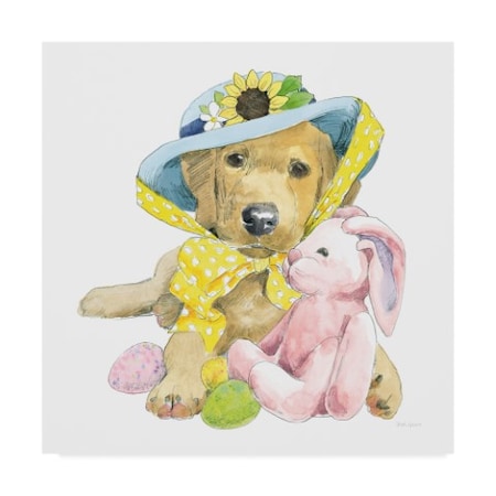 Beth Grove 'Easter Pups VI' Canvas Art,14x14
